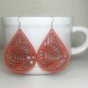 Handmade laser cut earrings multiple colors